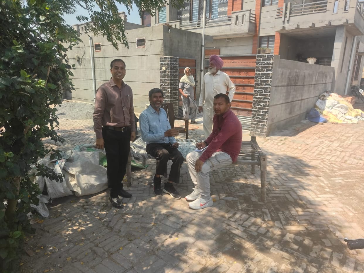 Mapping done in sections, now enumerators will start counting