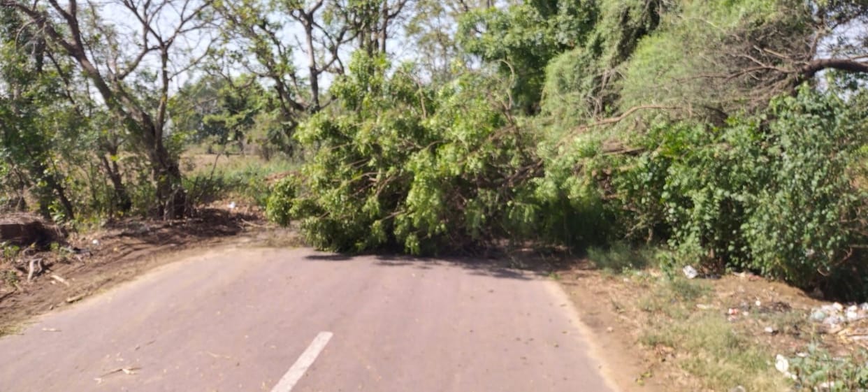 Nature's wrath...pillars fell, system collapsed