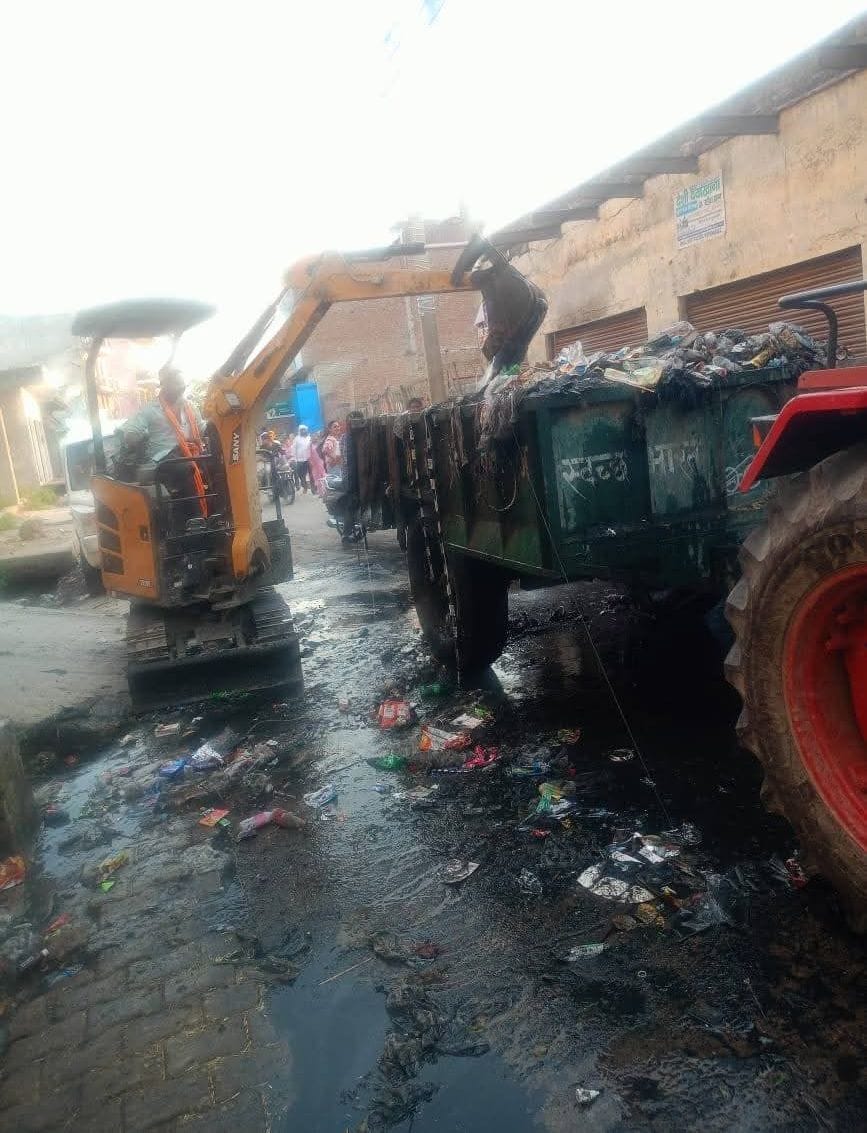 The Municipality has initiated the cleaning of drains.