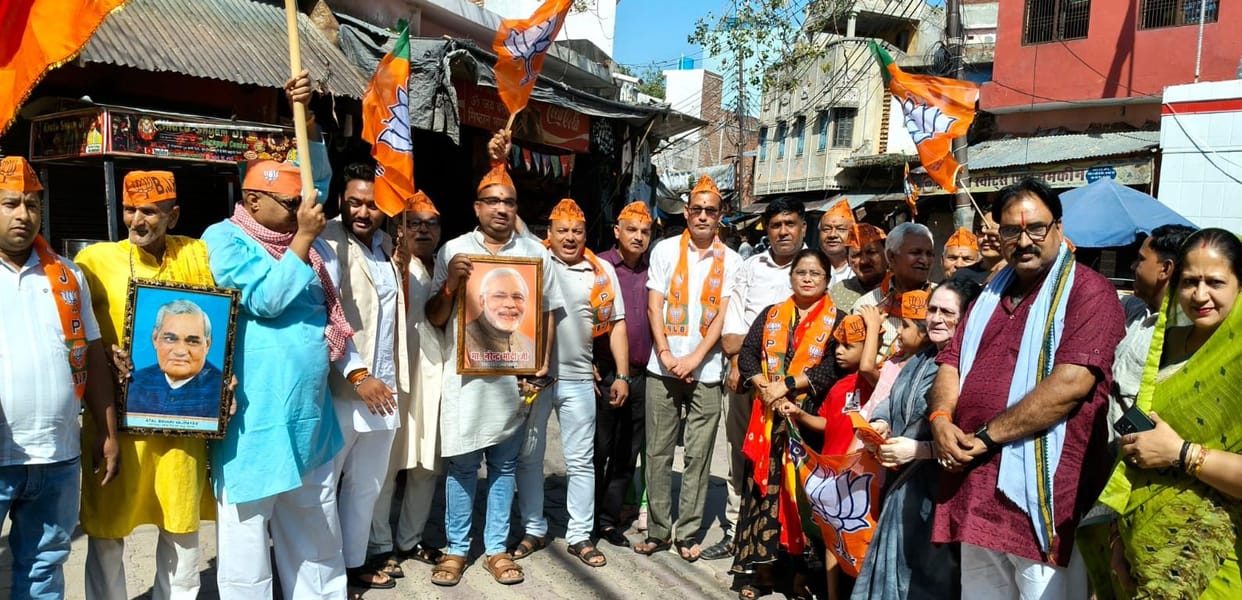 Celebrations mark BJP's historic victory in Bengal, Assam and Puducherry