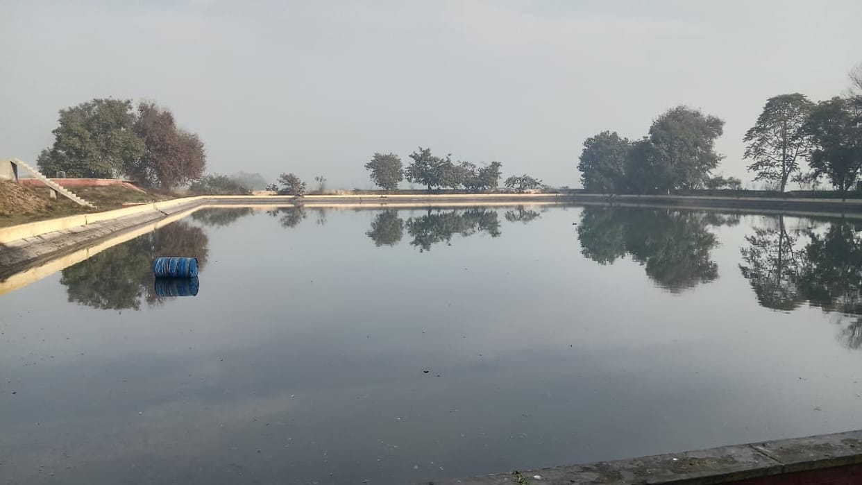 Due to the closure of the main canal, water was left in the tanks for 3-4 days