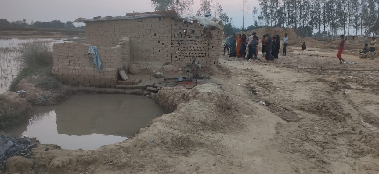 The body of a five-year-old innocent was found in a pit.
