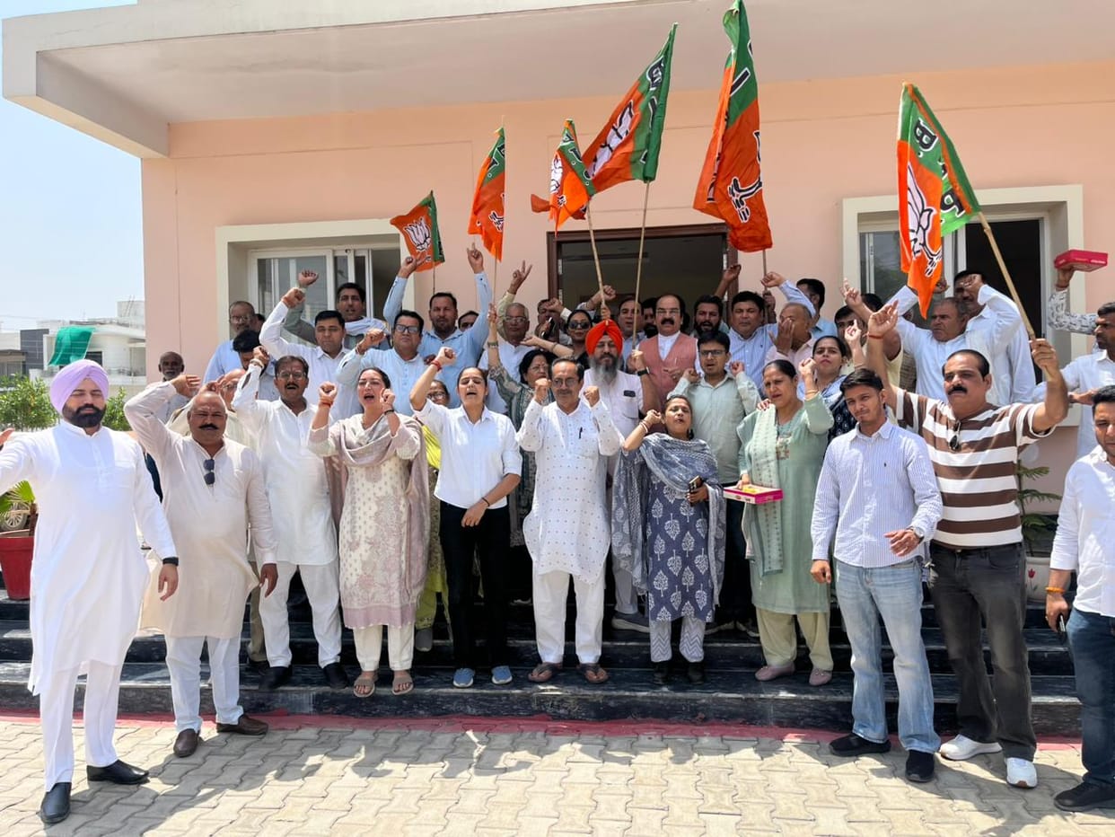 bjp jeet celebrated