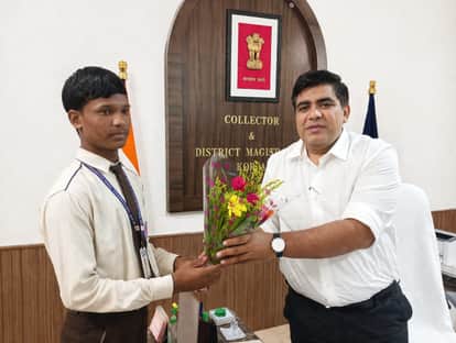 Korba Class 10 Student Sarthak Tanwar Selected for ISRO