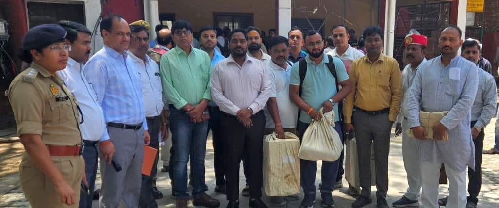 Polling parties dispatched for the Katra Nagar Panchayat Chairperson by-election.
