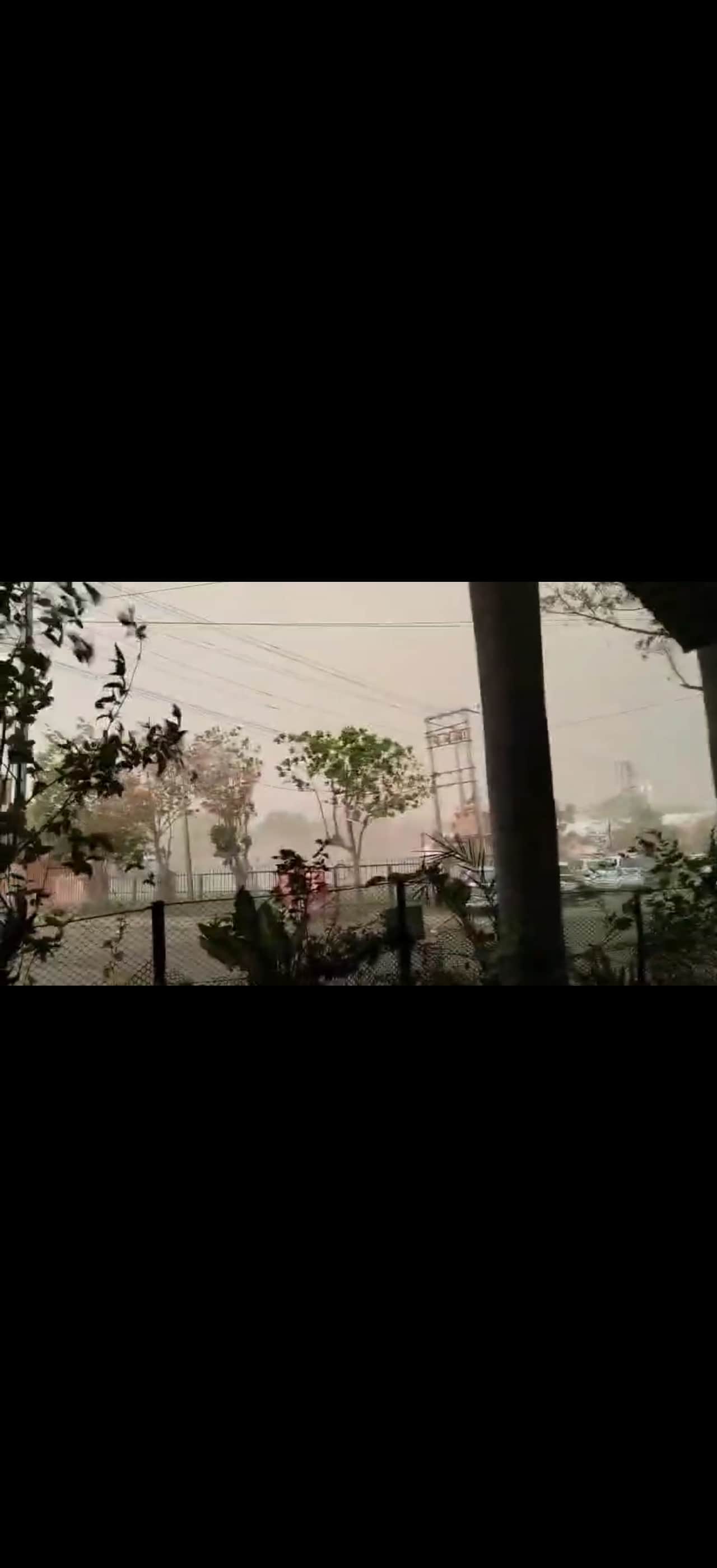 पंचकूला में चलतीं तेज हवाएं