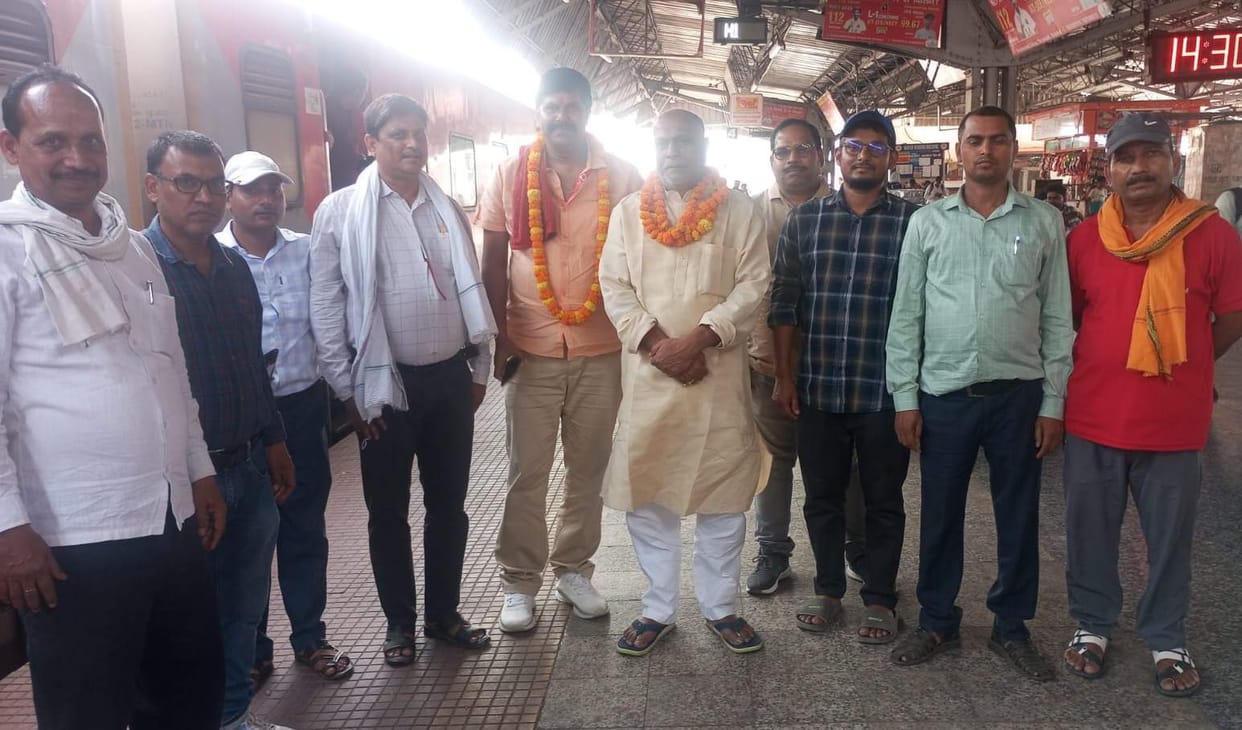 ECRKU General Secretary was welcomed at PDDU Junction