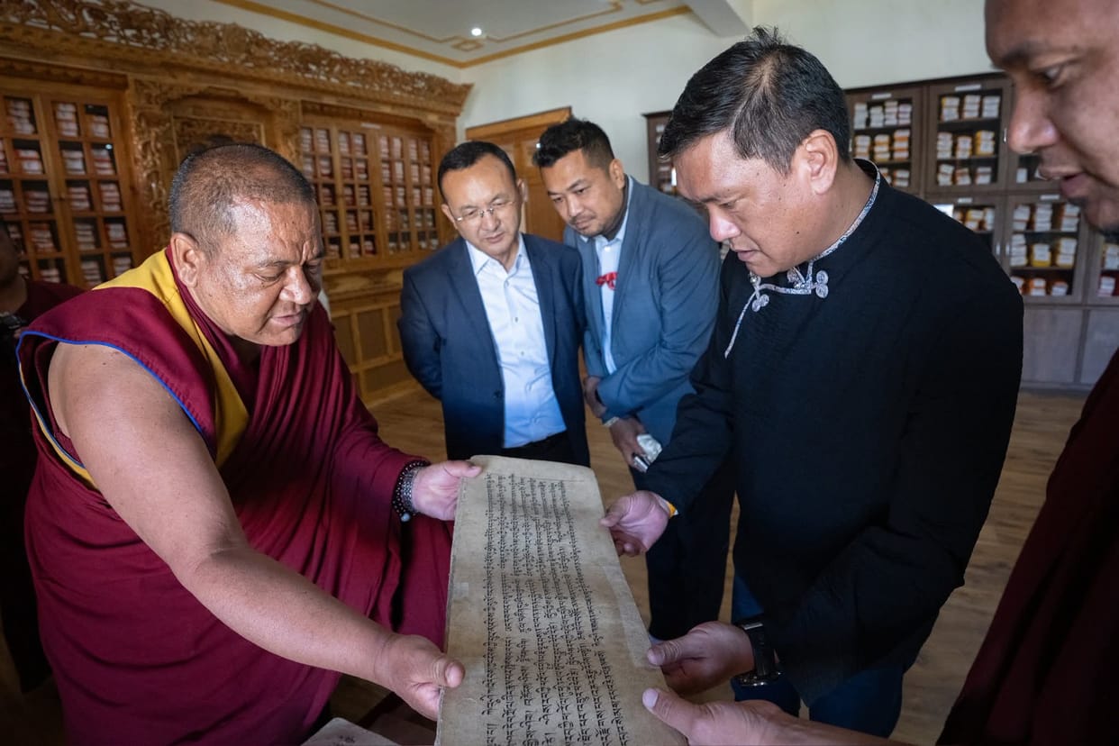 Leh, pema Khandu, Cm Mizoram, Visit thickse Matth