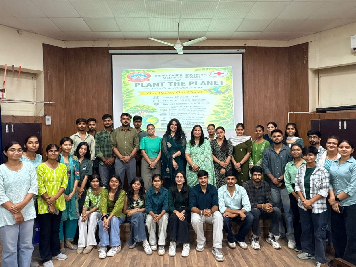 Mehak first in poster making and Yatin first in photography competition