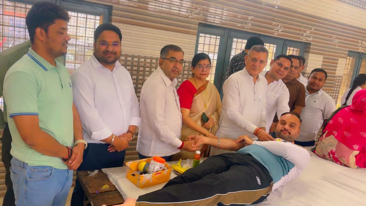 64 Units of Blood Collected at Camp