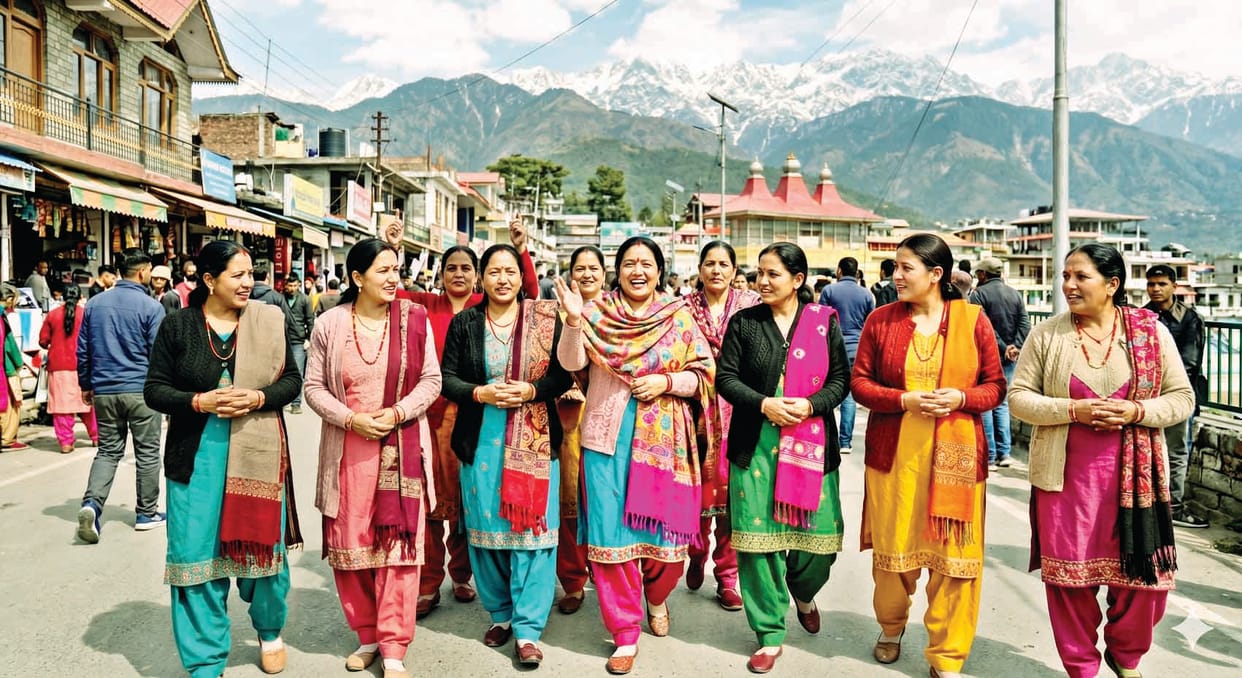 Municipal elections... Half the population showed their full strength, 30 women contested the elections.