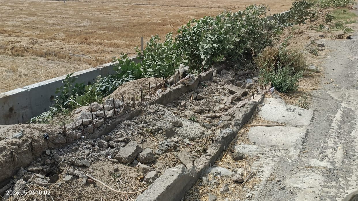 drains not made properly
