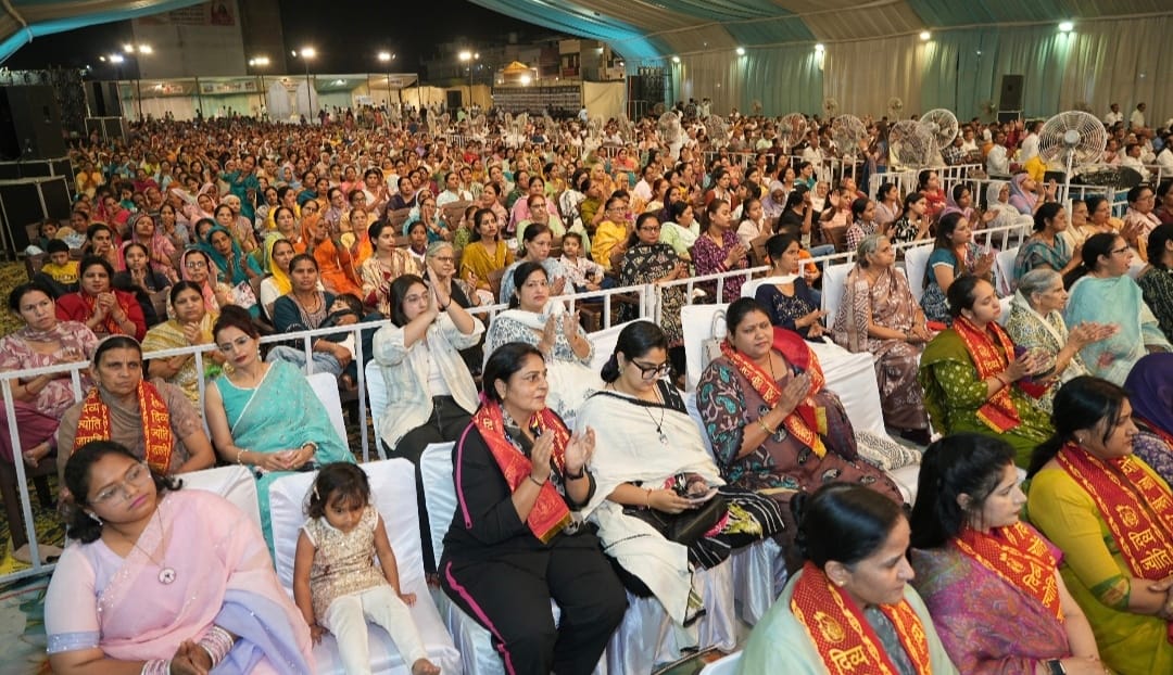 Devotees were moved to tears after listening to the childhood pranks of Lord Krishna