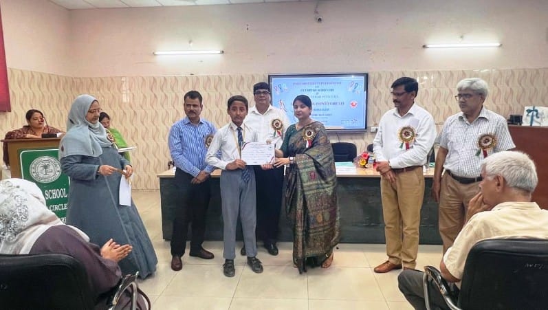 Olympiad winners honored at STS School