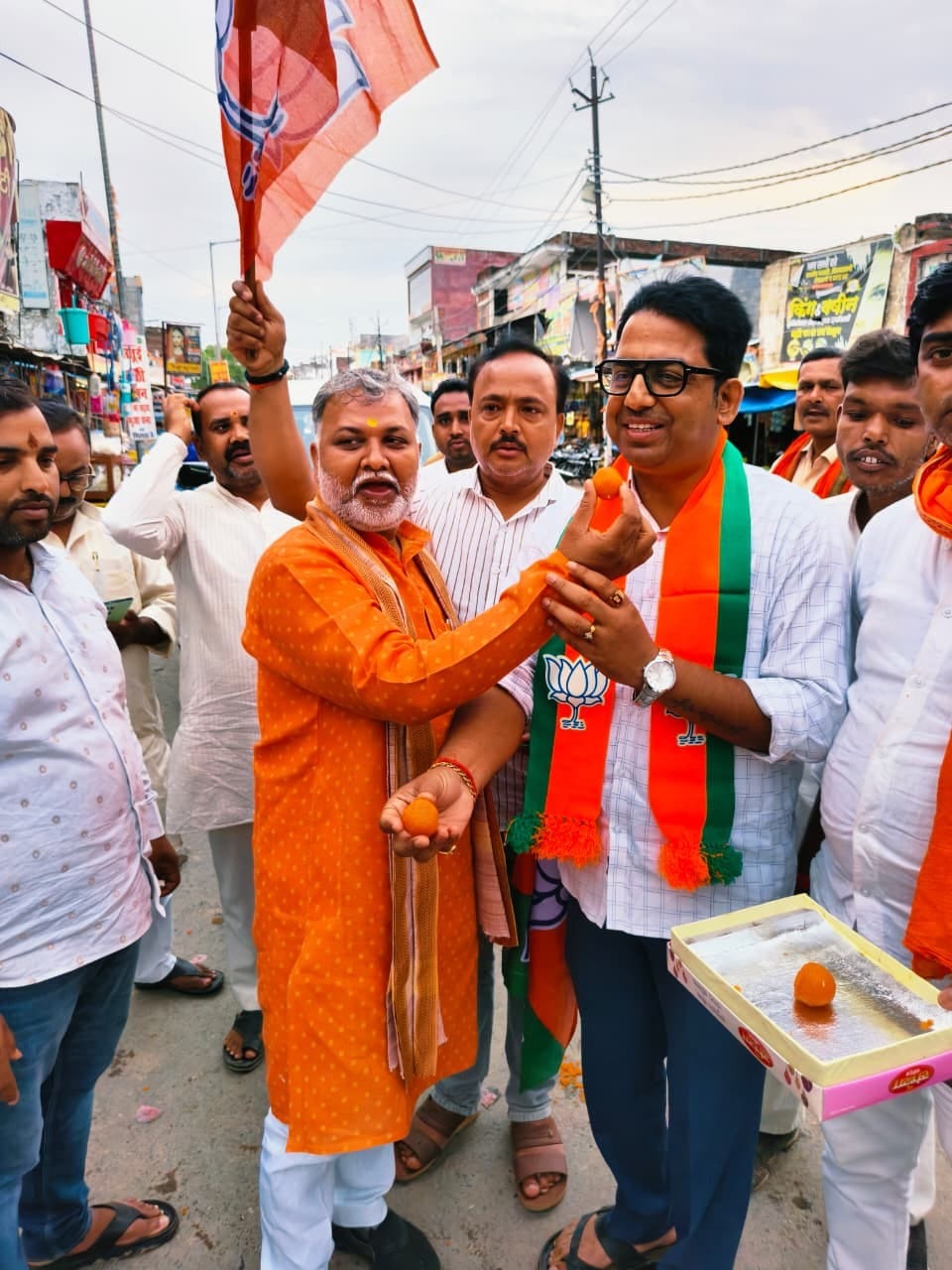 Celebrations mark BJP's victory in three states
