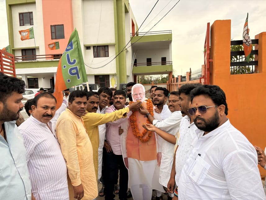 Victory celebrations, firecrackers burst, sweets distributed