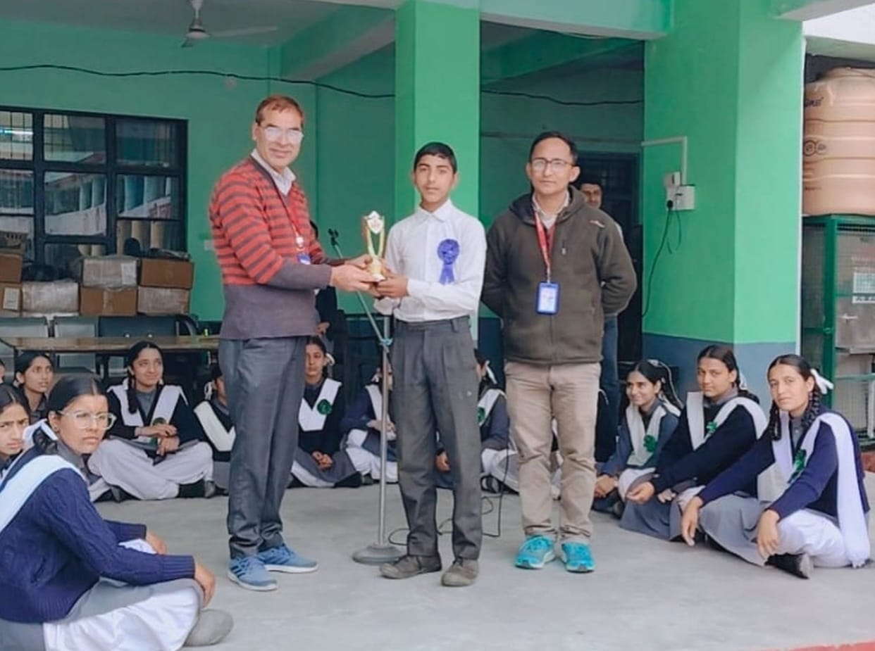 First at district level in Mukesh Inspire Standard Competition