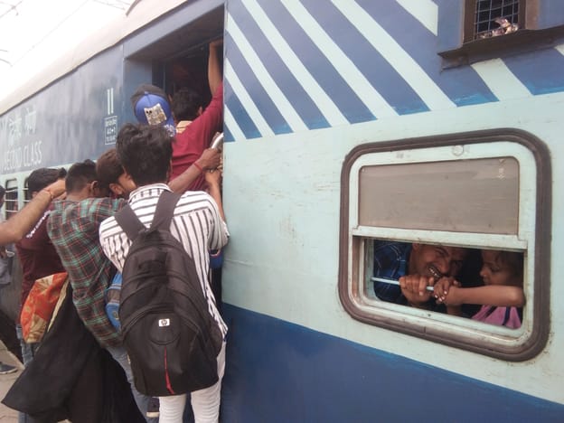 Train seats are full even before the summer holidays.