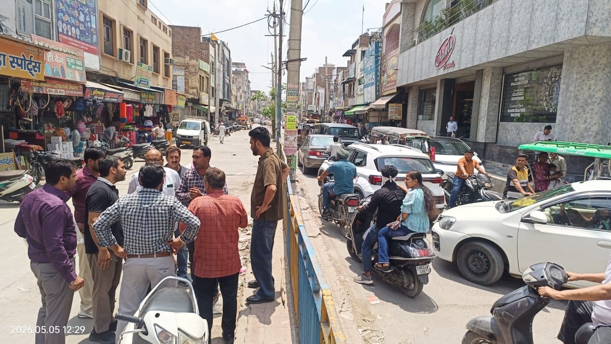 protest against drain line