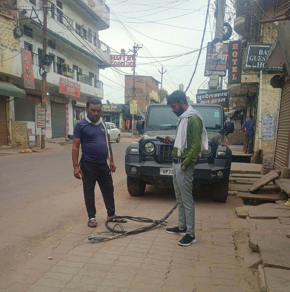 Fault due to strong wind and drizzle, power outage for six hours