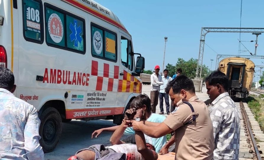 Railway employee dies after being hit by a train