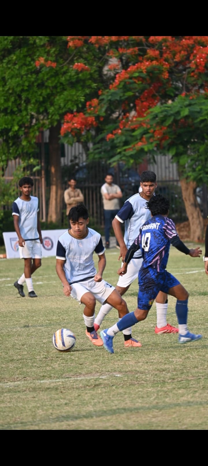 Football League: IIMT Team Wins Thanks to Vasu's Goal