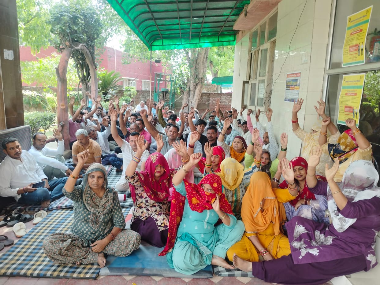 Sanitation workers staged a strike across the state.
