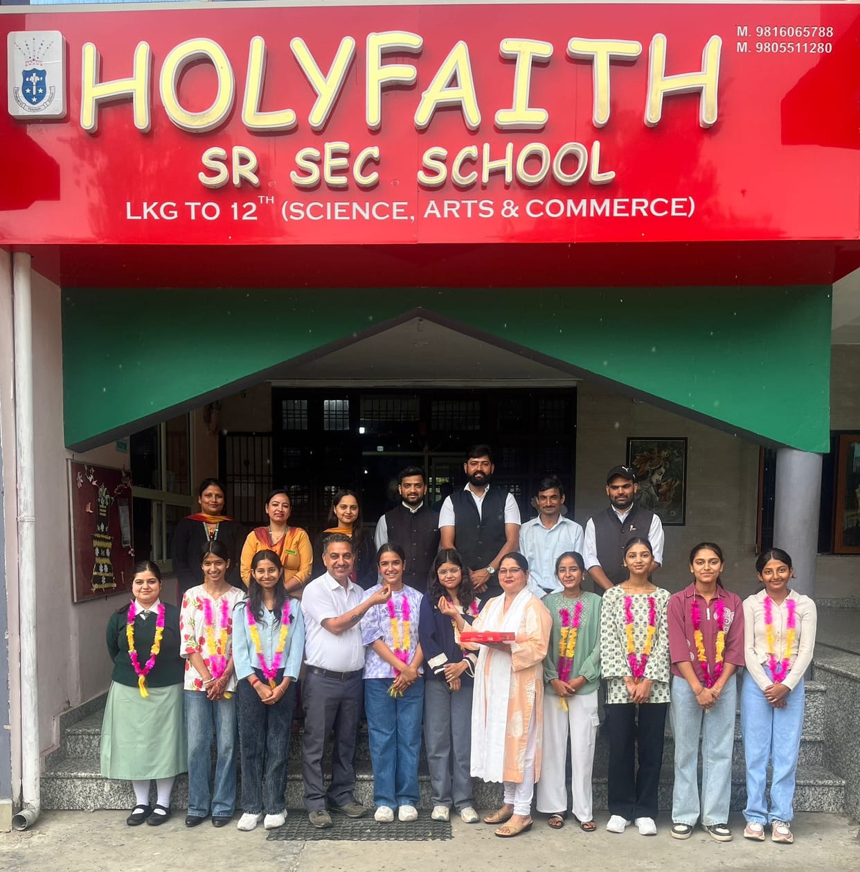 55 students of Holy Faith School, Pathiyar passed in first division.