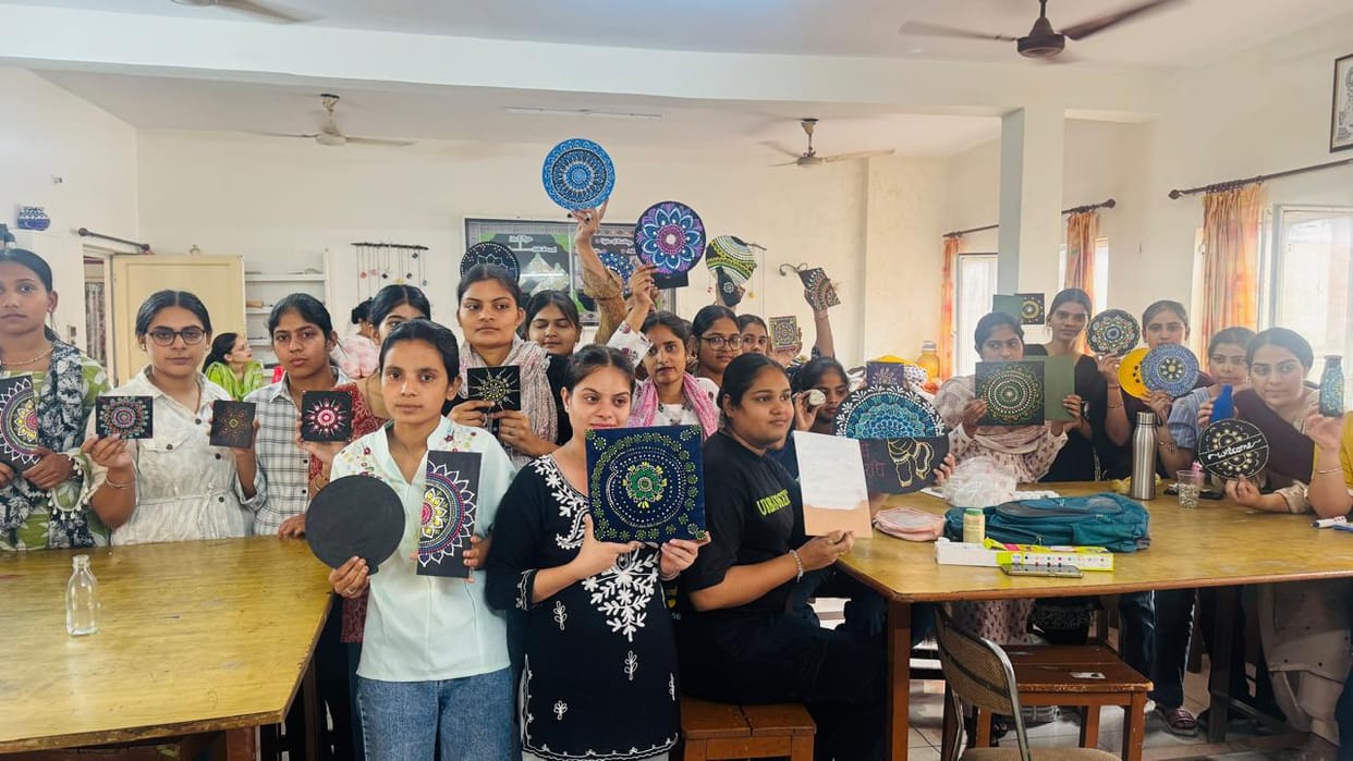 Fashion designing training provided to female students