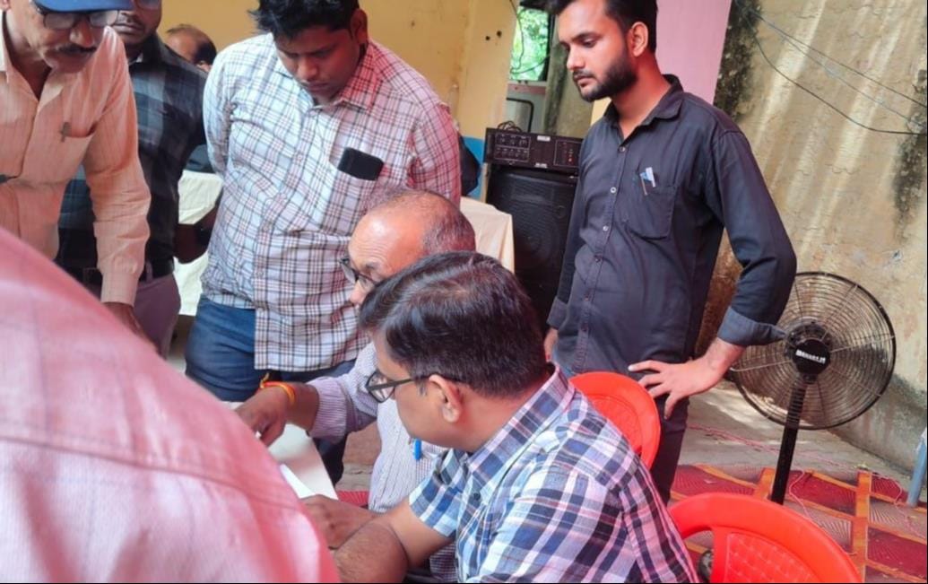 Polling parties have departed under tight security for the voting process.