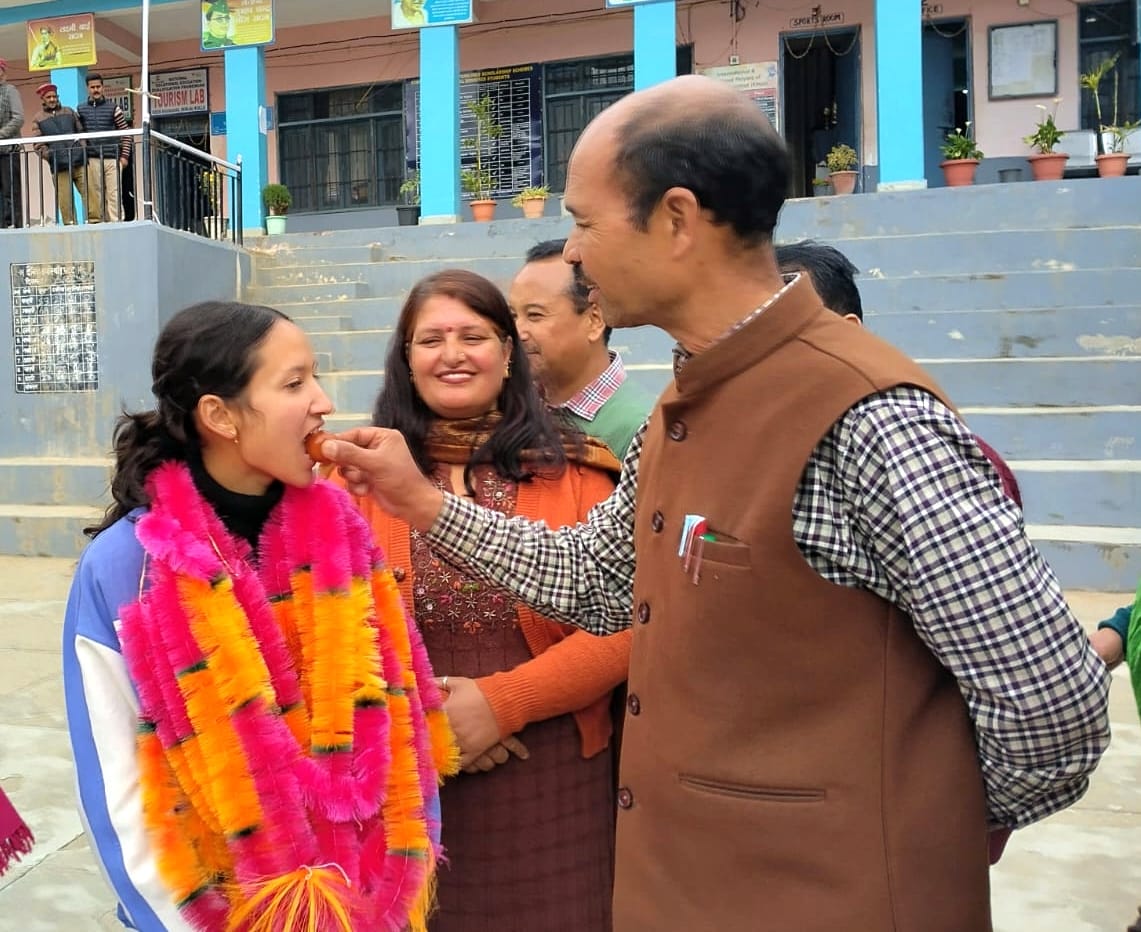 Not only is Trisha a brilliant student, she is also a national athlete.