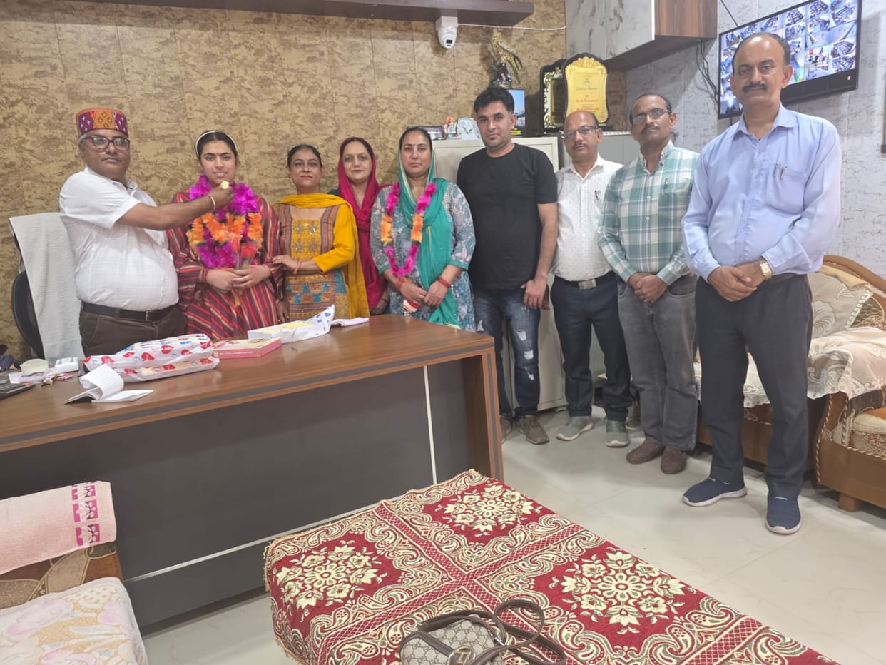 Tamanna Sharma soars high, tops the district with 98.4 percent marks