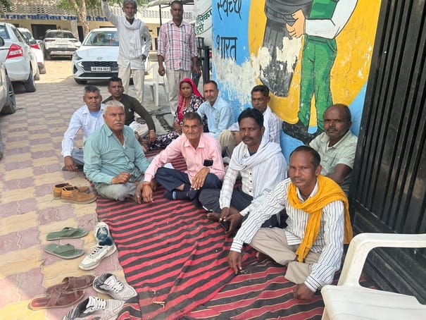Protest in Pundri
