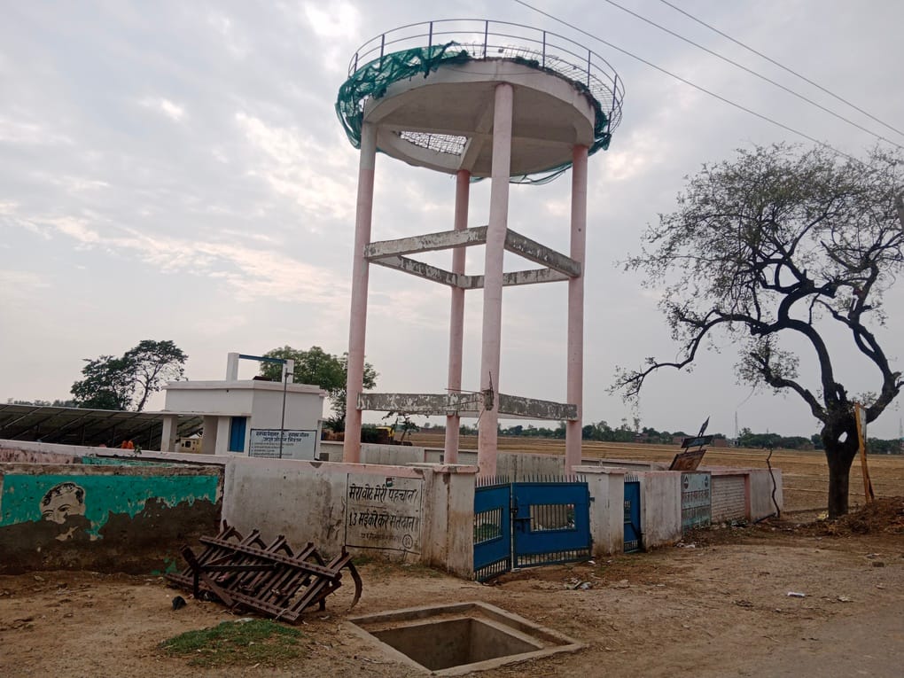 Work Stalled for Two Years Due to Lack of Funds... Overhead Tanks Remain Incomplete