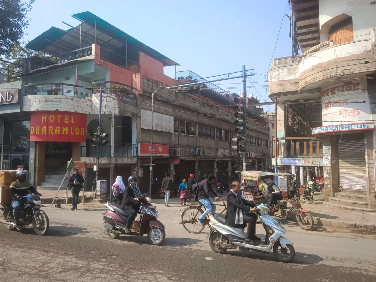 Bulldozer will mark the road and demolish the encroachment displaced people will stay in the bungalows
