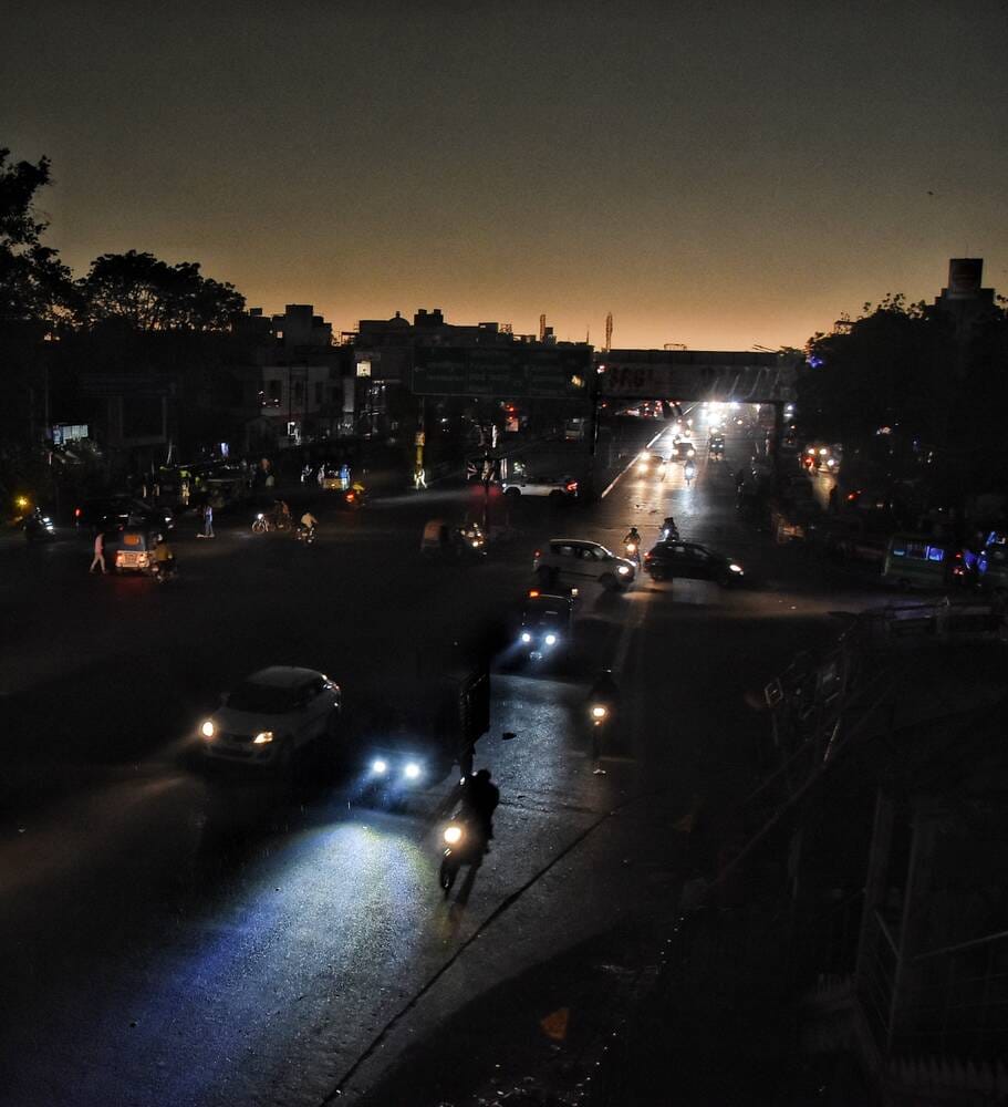 Day turned into night...