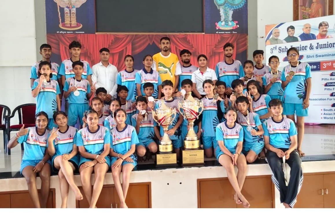 Haryana's Daughters Shine: Win Gold in National Pittu Competition