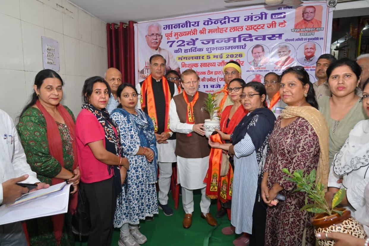 Manohar Lal brought about change in Haryana through good governance and transparent system: Dr. Arvind Sharma