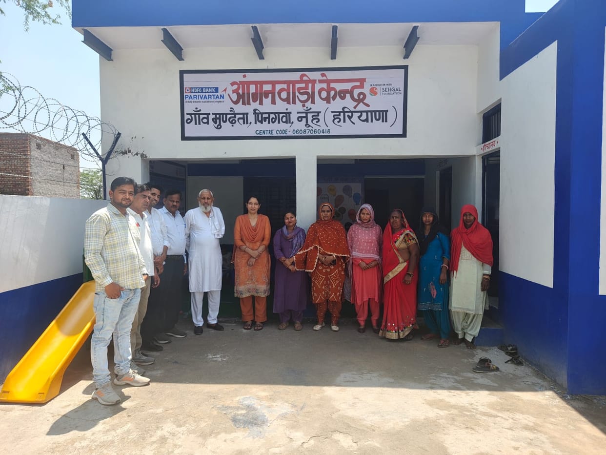 Inauguration of an Anganwadi Centre Equipped with Modern Amenities