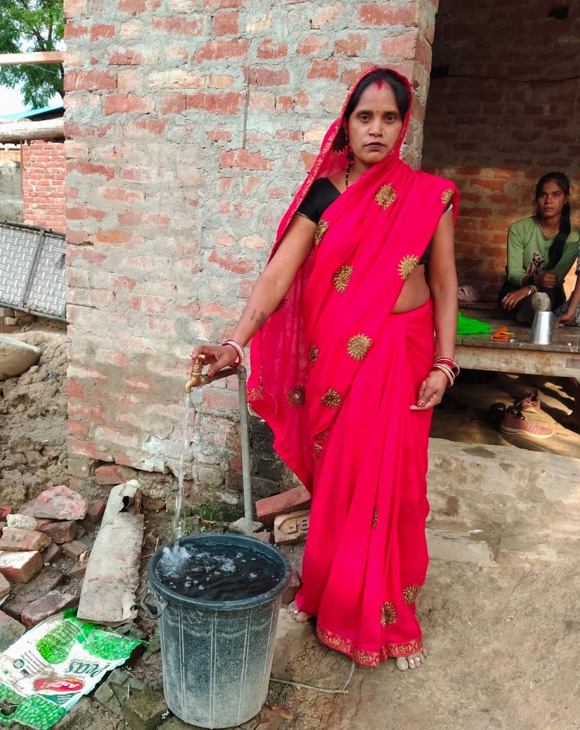 Tap water has reached 521 families in Narasada
