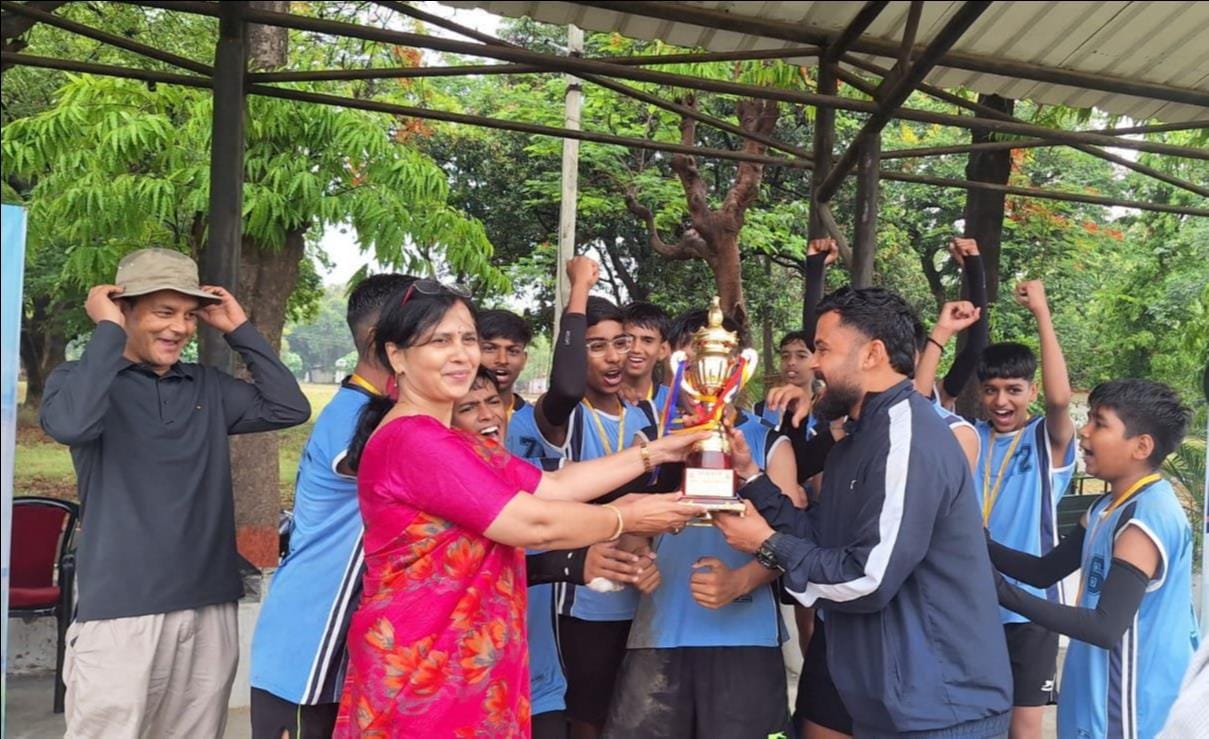 Army Public School, Fatehgarh won the trophy in the football tournament