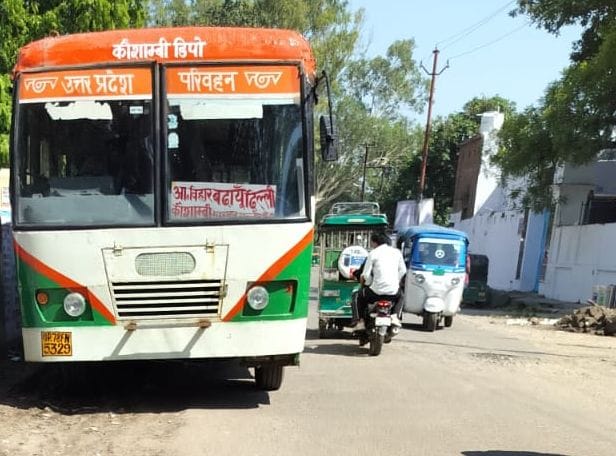 No entry of buses from outside depot from Lalpul Road till 5 pm
