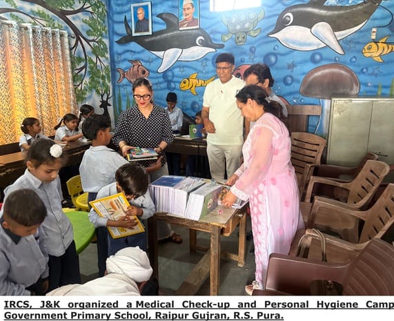 Children sensitized to health and hygiene.