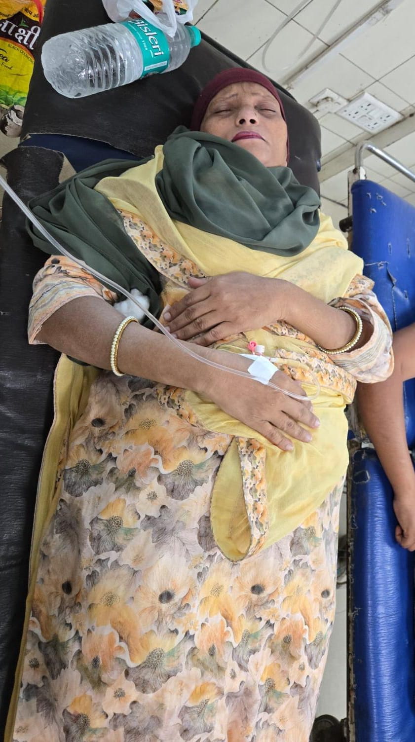 The teacher's health deteriorated after the principal scolded her
