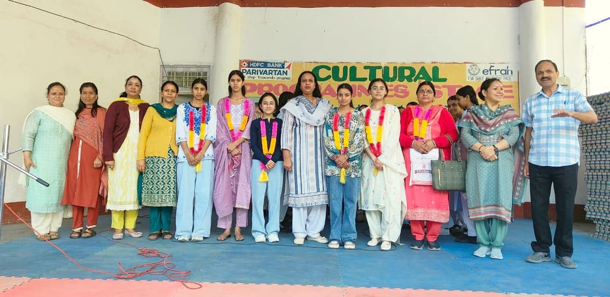 Meritorious girl students honored in Rampur school