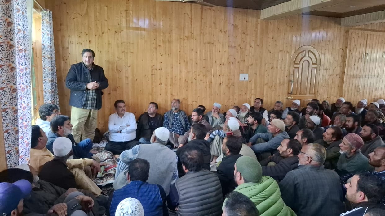 Srinagar, Jammu Kashmir Peoples Conference, Sajjad Lone, Held Meeting
