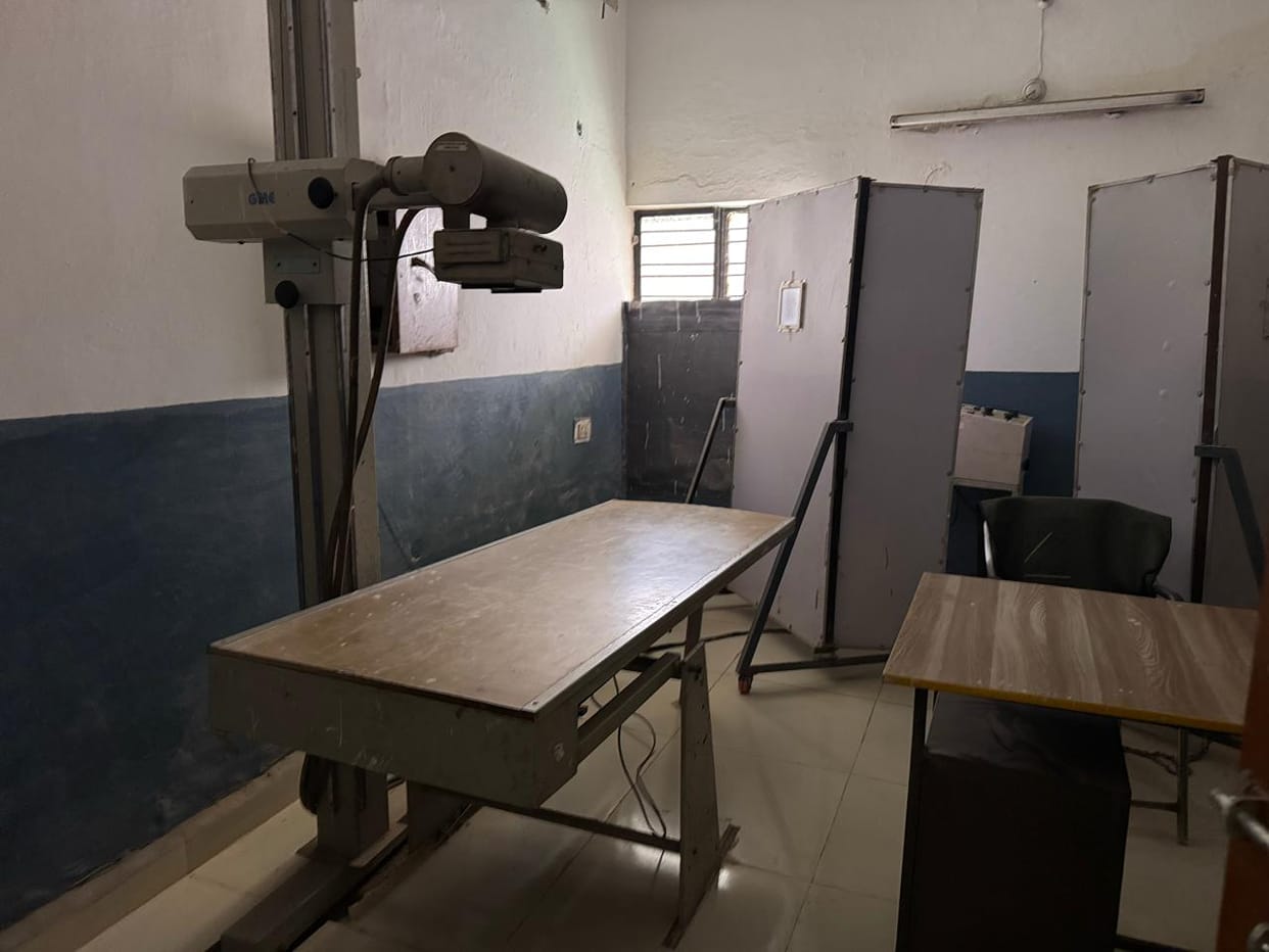 X-ray machine waiting for technician for 3 years