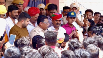 Barmer Minor Missing Case Heats Up No Clues After 4 Months MLA Ravindra Bhati Protest at Shiv Police Station