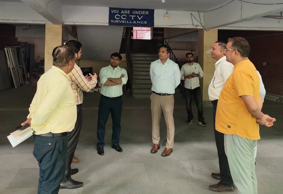 Deputy Commissioner inspected the strong room and counting hall in Ghumarwin.