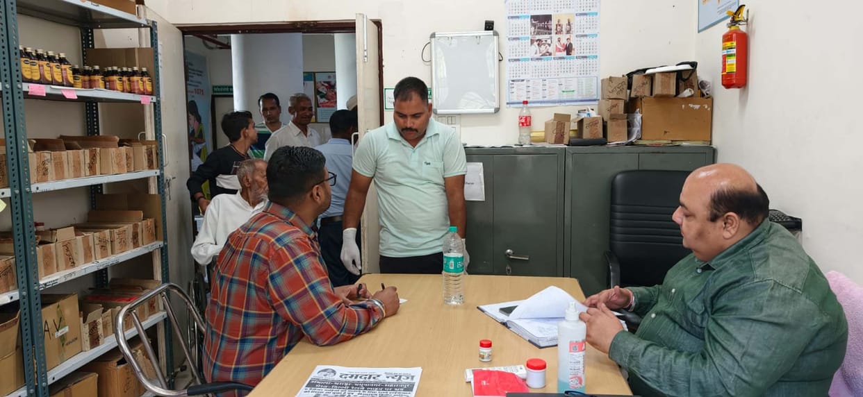 Only one medical officer was posted among six, he was also sent on deputation.